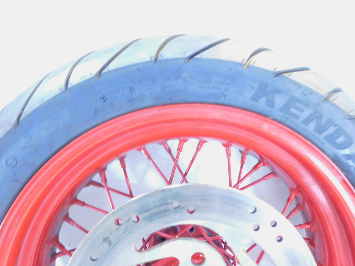 Harley Davidson Dyna Super Glide Custom & Low Rider Laced Rear Wheel Rim & Tire - C3 Cycle
