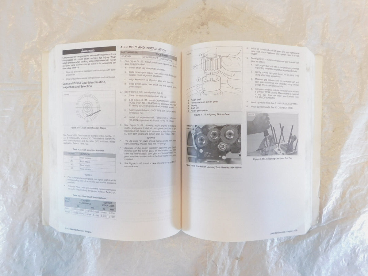 Buell XB XB9 XB12 Firebolt Ulysses & Lightning Owner's Parts Service Manual - C3 Cycle