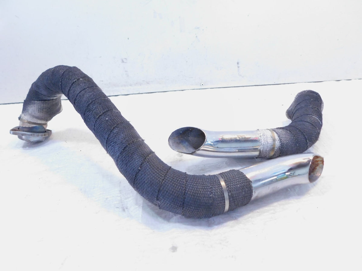 Harley Davidson Softail Heritage Custom Chrome Exhaust Pipe System - C3 Cycle