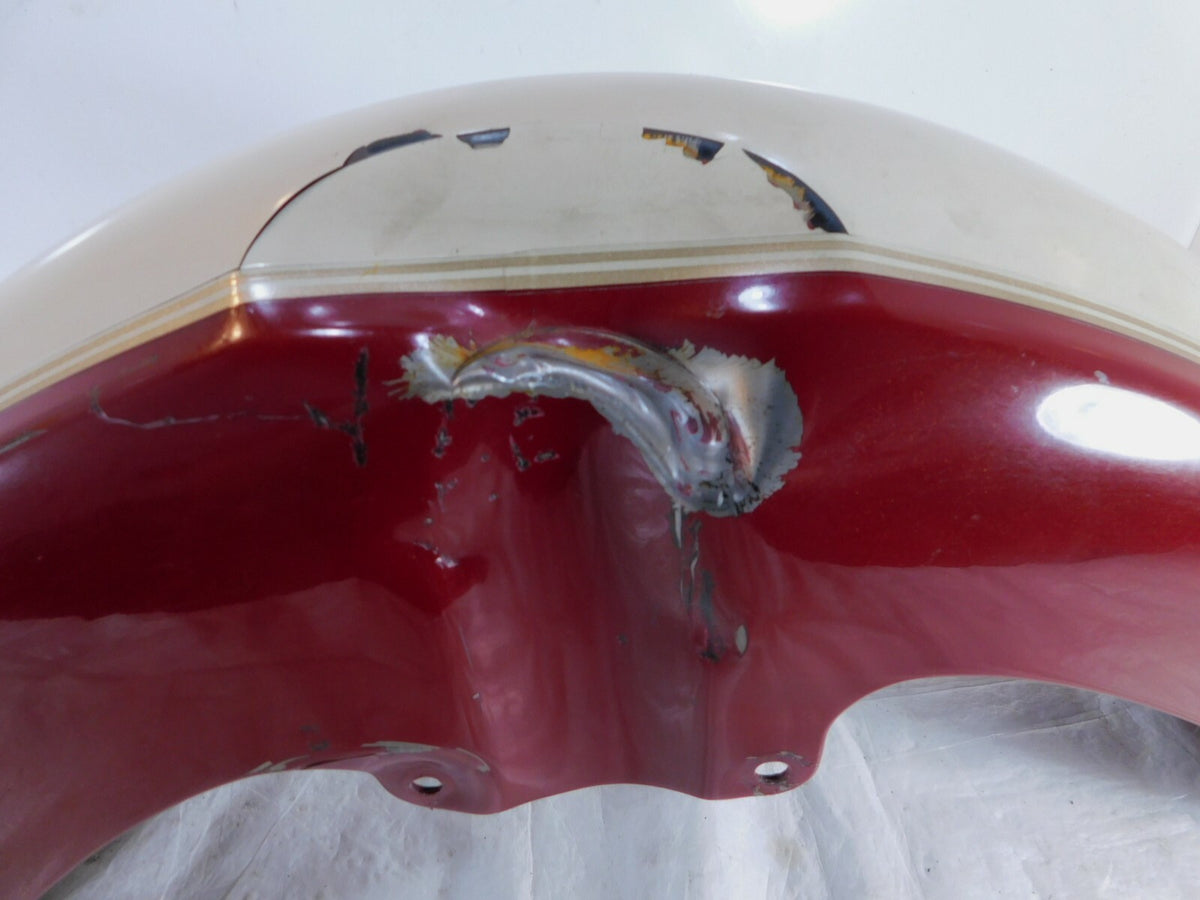 2001 01 Yamaha V-Star 1100 XVS1100 Classic Red Front Wheel Fender Mudguard - C3 Cycle