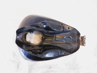 1996-2004 Suzuki Savage LS650 Black Gas Petrol Fuel Tank Reservoir Cell - Dented - C3 Cycle