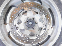 Honda GL1800 Goldwing 1800 Silver Cast 5 Front Wheel Rotors Rim & Tire - Crack - C3 Cycle