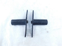 1976 76 Moto Guzzi Convert I V1000 Left/Right Rear Passenger Footrest Foot Pegs - C3 Cycle