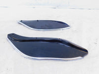 Harley Davidson Touring Electra Glide Street Glide Black Fairing Air Deflectors - C3 Cycle
