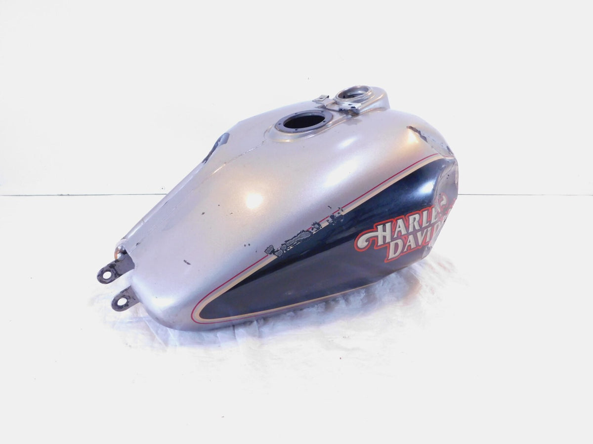 97-03 Harley Davidson Dyna Super Glide Gas Fuel Petrol Tank Reservoir - Dented - C3 Cycle