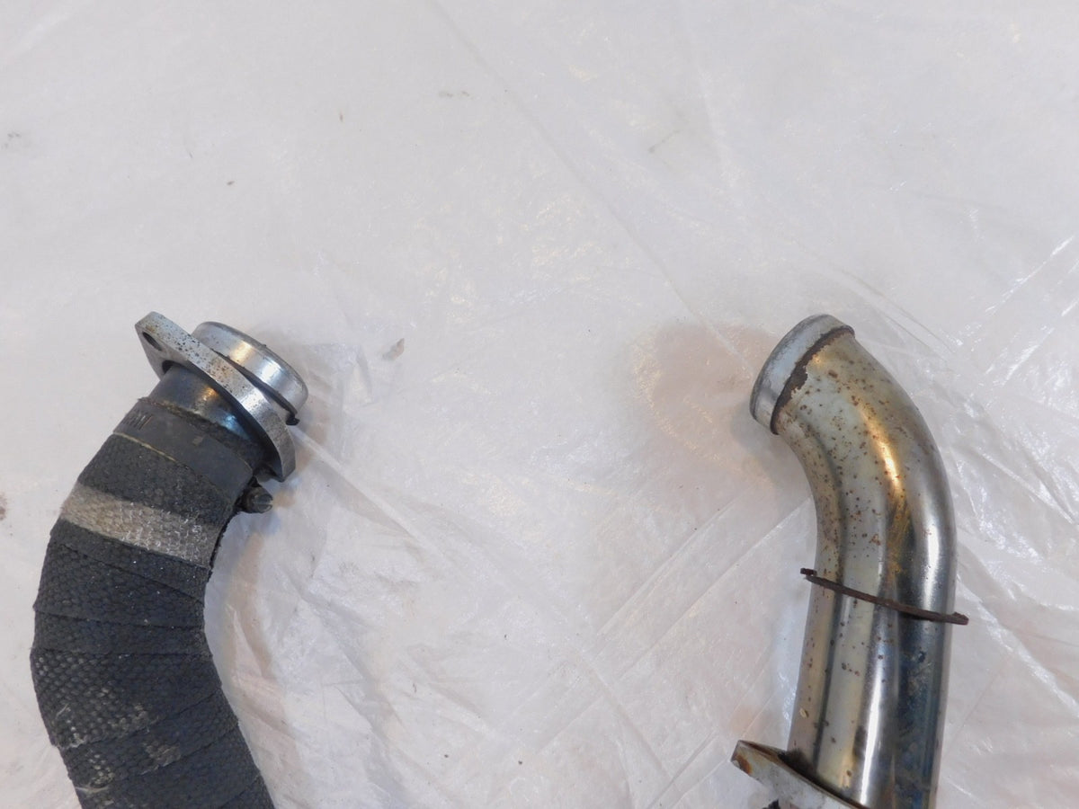 Harley Davidson Dyna Super Glide & Low Rider Chrome Exhaust Header Pipe System - C3 Cycle