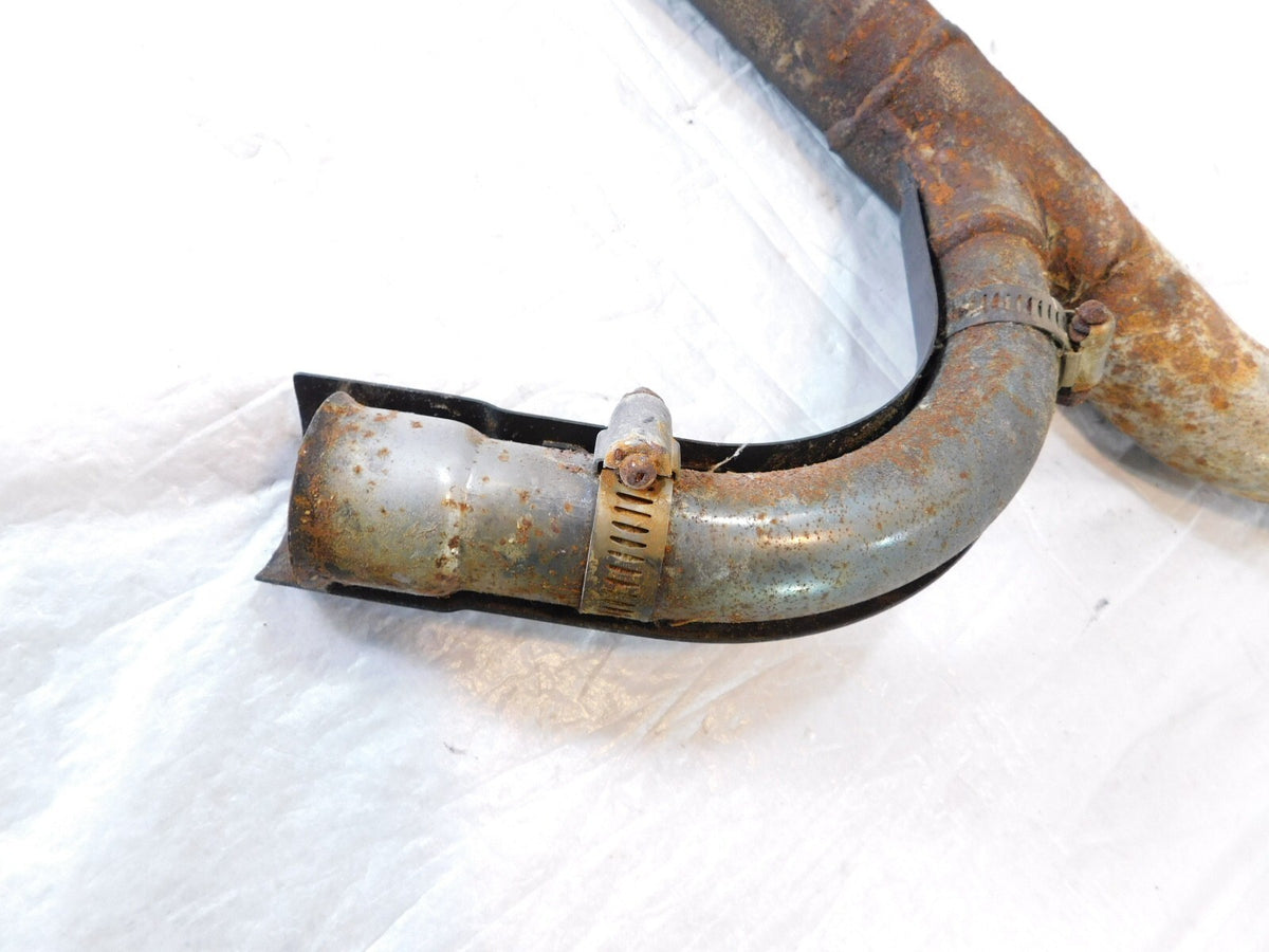 Harley Davidson Dyna Super Glide Low Rider Chrome Rear Exhaust Header Pipe - C3 Cycle