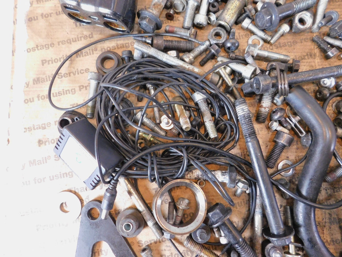 2014 14 Indian Chieftain Engine Bolts Nuts & Brackets Hardware Parts Box Lot - C3 Cycle