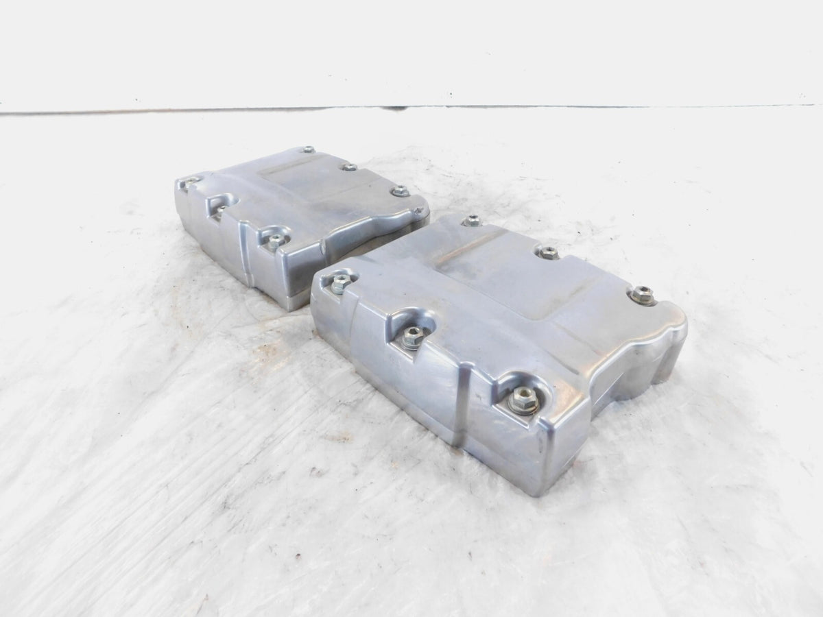 Harley Polished Twin Cam Touring Dyna Softail Cylinder Head Rocker Boxes & Arms - C3 Cycle
