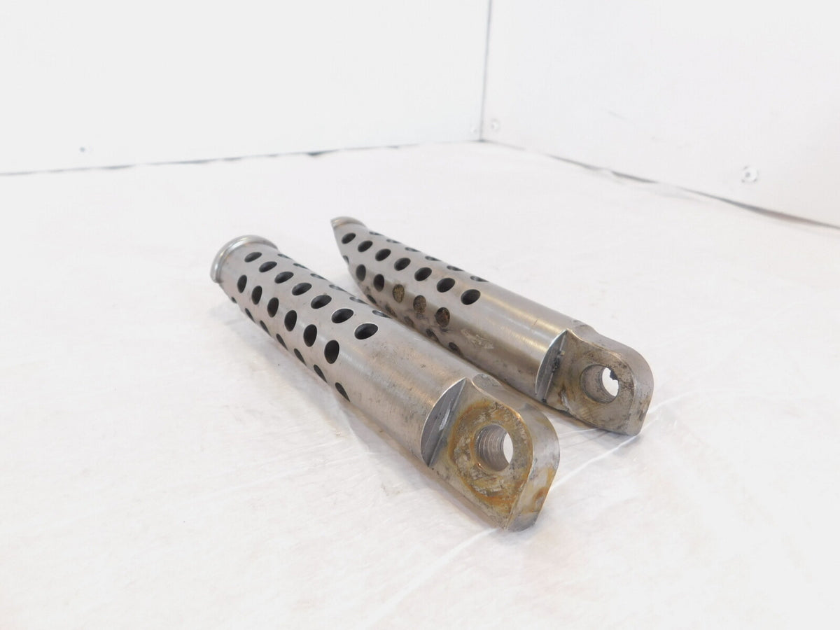 Harley Davidson FXR Dyna Sportster & Softail Silencer Style Footpegs Footrests - C3 Cycle