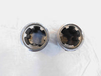 Harley Davidson Touring Dyna Softail Sportster Chrome Front Axle Nut Covers - C3 Cycle