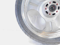 02-03 Kawasaki Vulcan 1500 VN1500 Mean Streak Front Silver Wheel Rim -For Parts - C3 Cycle