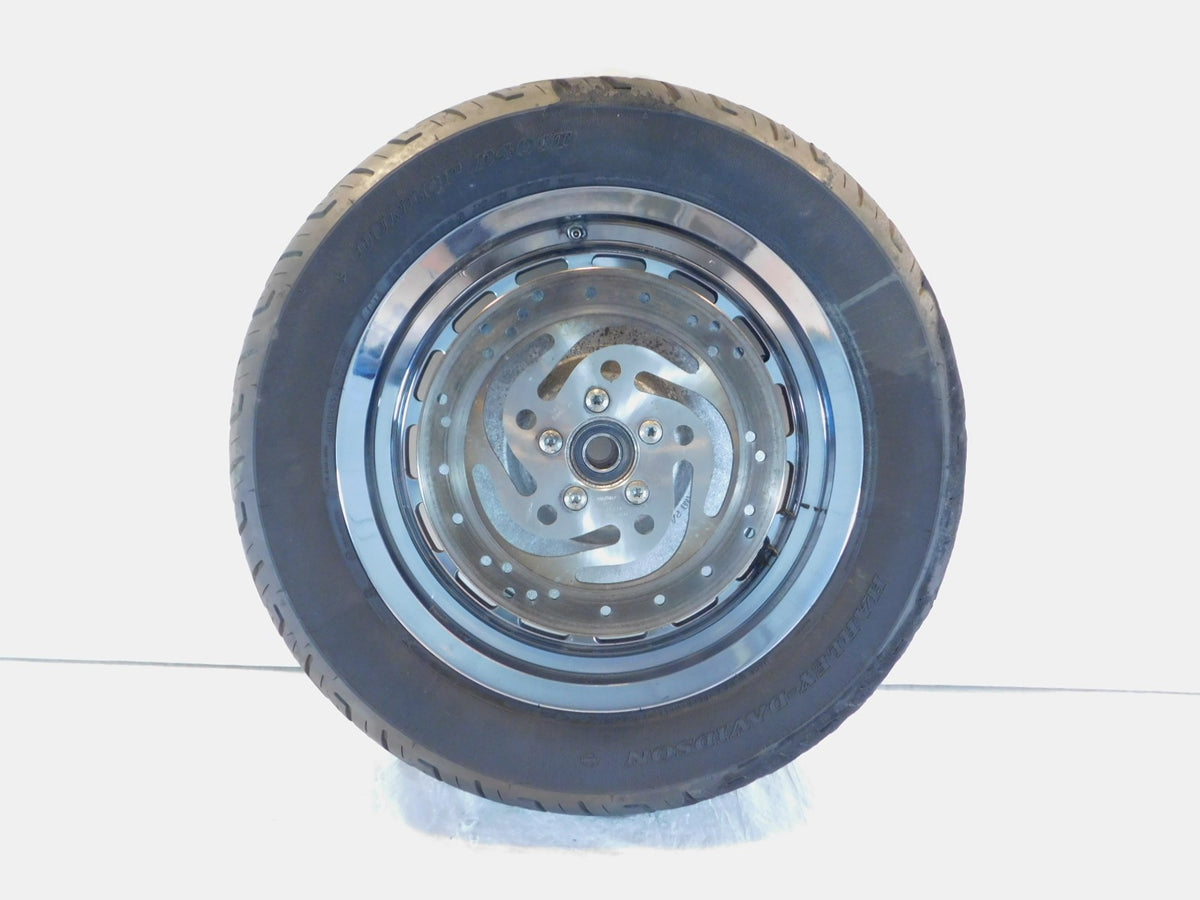 2005-2007 Harley Davidson Sportster 1200 Chrome Custom Cast Rear Wheel Rim - C3 Cycle