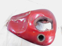 1986-1995 Suzuki Savage 650 LS650 Red Gas Petrol Fuel Tank Reservoir - for parts - C3 Cycle