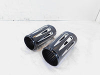 Harley Road King Electra Glide & Softail Slotted Front Fork Slider Cover Tins - C3 Cycle
