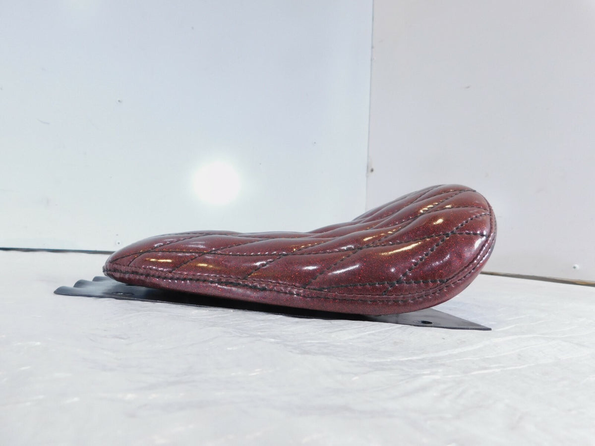 1983-2003 Harley Davidson Sportster 883 1200 La Rosa Design Custom Red Solo Seat - C3 Cycle