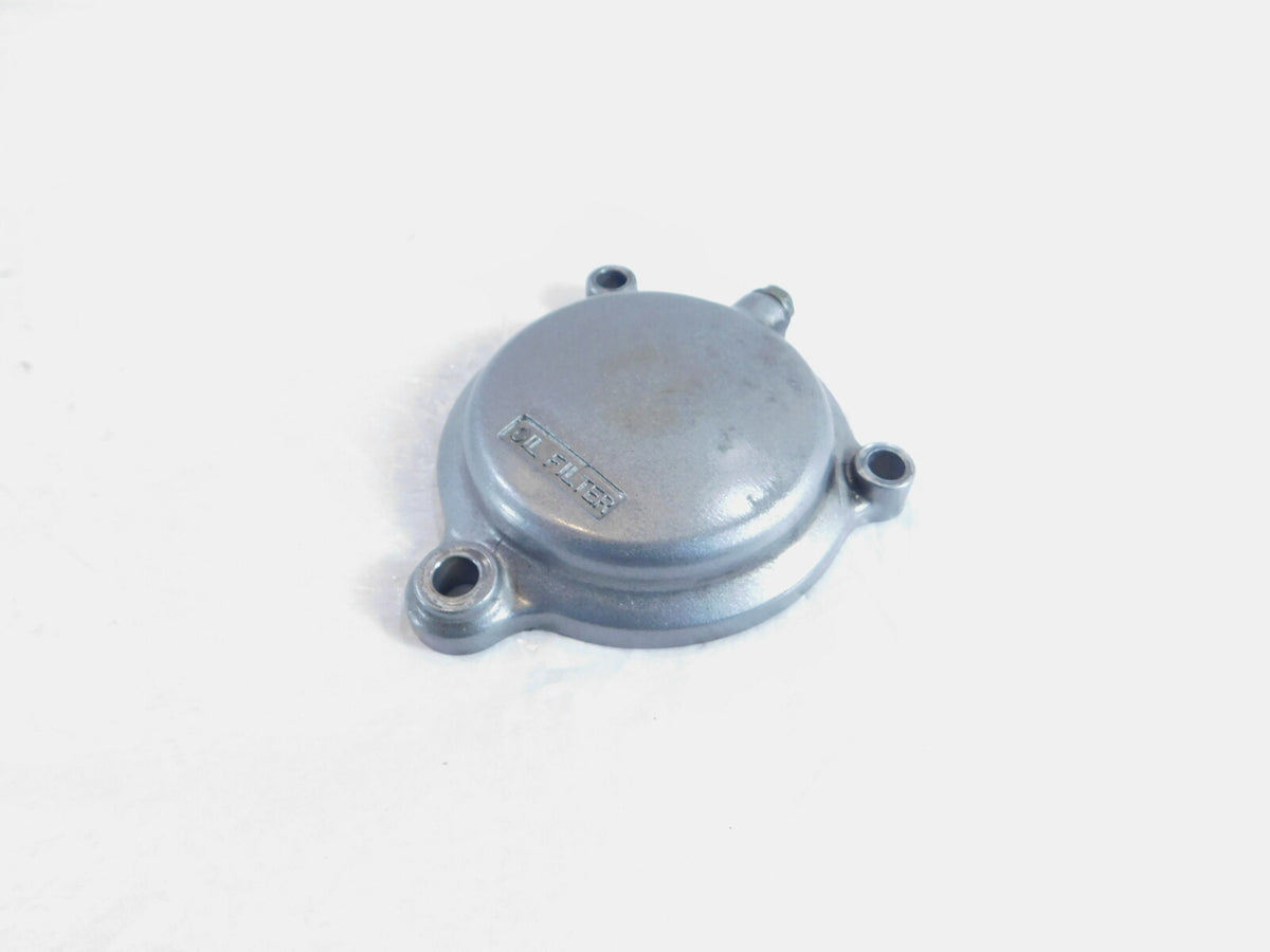 2002 MZ Skorpion Tour MZ660 660cc Silver Oil Filter Element Top Guard Cover Lid