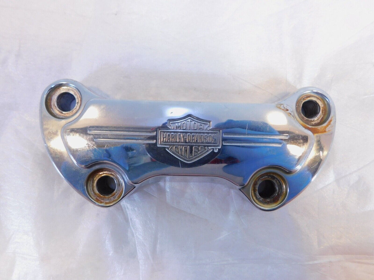 Harley Davidson Sportster 883 1200 Top Chrome Handlebar Handle Bar Riser Bracket - C3 Cycle