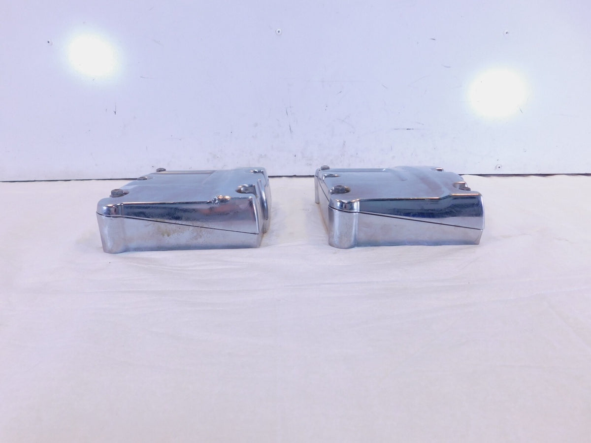 Harley Davidson Touring Dyna & Softail Chrome Cylinder Head Rocker Boxes - C3 Cycle