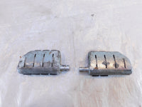 Harley Davidson FXR Dyna Sportster & Softail ISO Chrome Footpegs Footrests - C3 Cycle