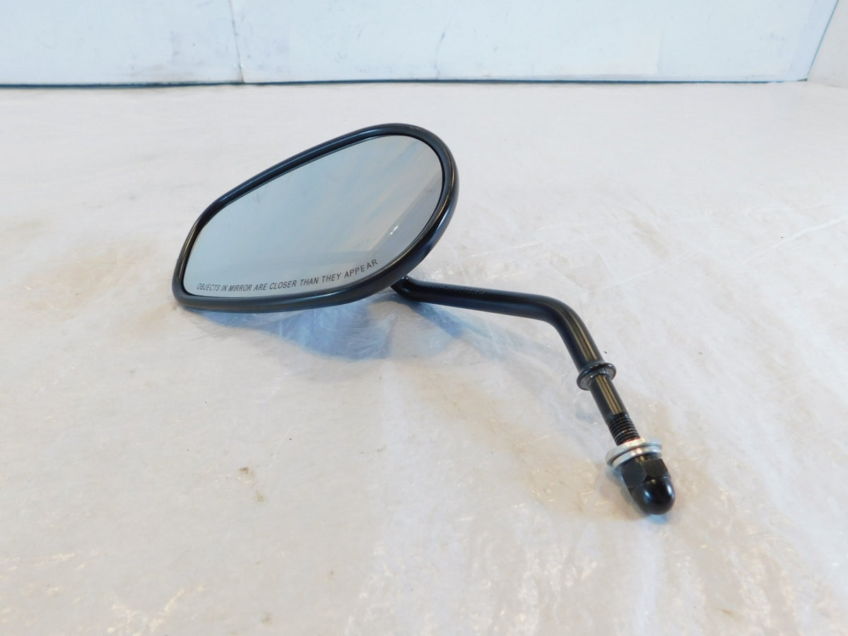 Harley Davidson FXR & Softail & Dyna & Sportster Black Left Rear View Mirror - C3 Cycle