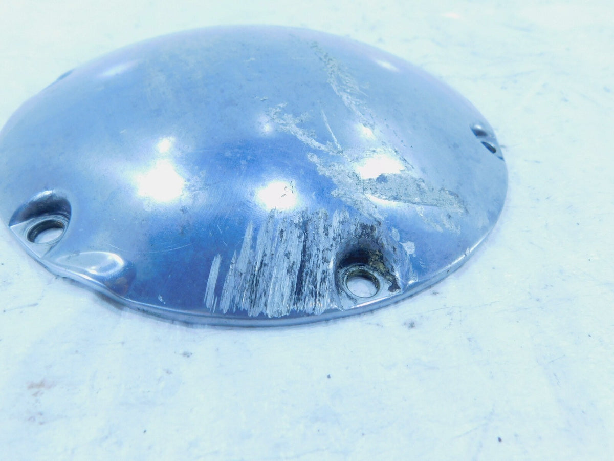 Harley Sportster 883 1200 Left Engine Polished Clutch Inspection Derby Cover - C3 Cycle