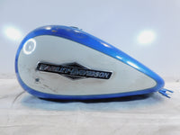 Harley Davidson Road Street & Electra Glide Blue Fuel Gas Petrol Tank - Dented - C3 Cycle