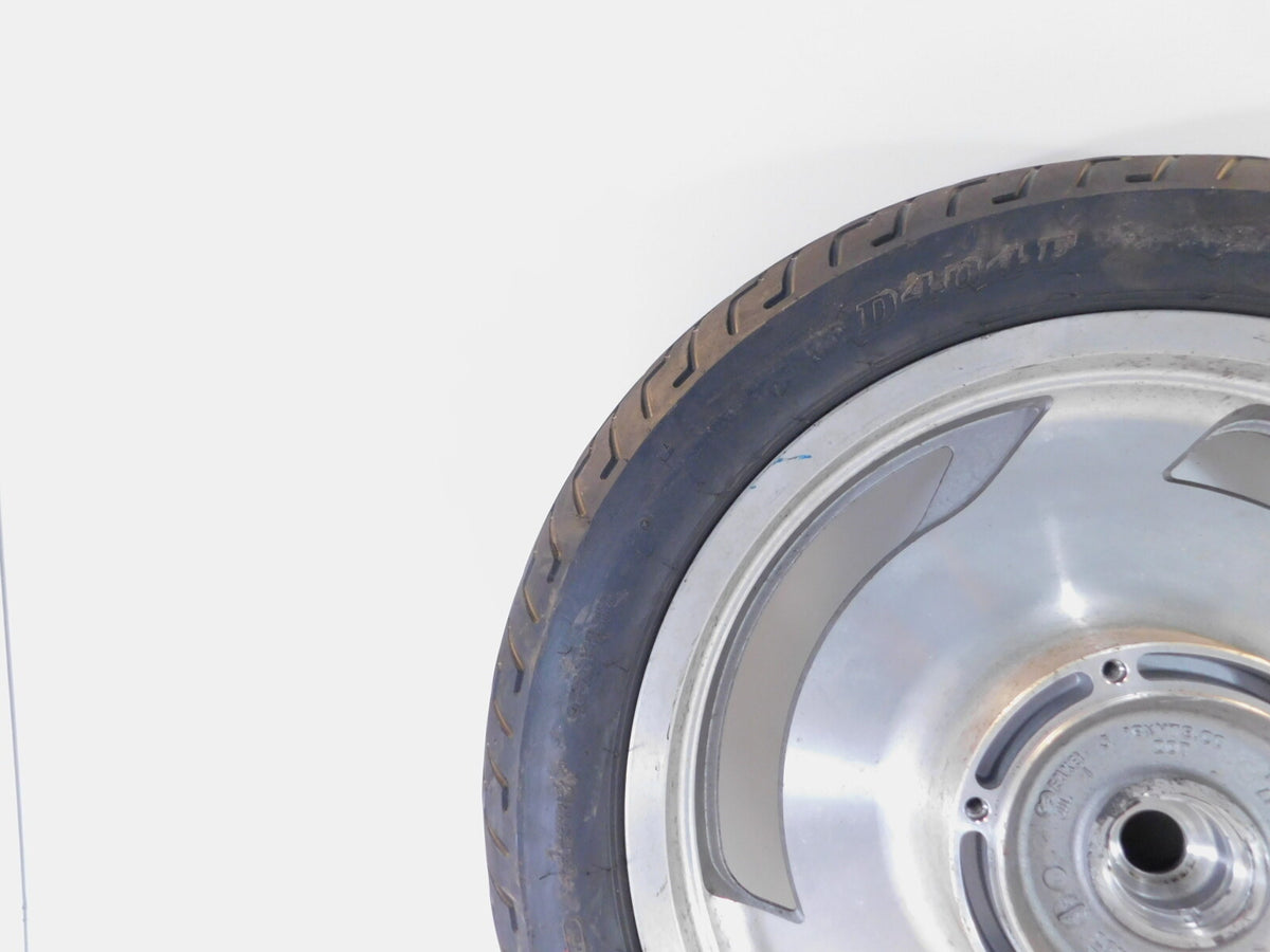Honda Shadow 1100 VT1100 VT1100C VT1100C2 Sabre Silver Front Wheel Rim - Bent - C3 Cycle