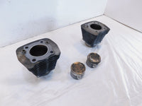 Pair Harley Davidson Sportster 883 Black Engine Cylinder Barrel Jugs w/ Pistons - C3 Cycle