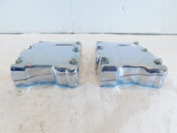 Harley Davidson Touring Dyna & Softail Chrome Cylinder Head Rocker Boxes - C3 Cycle