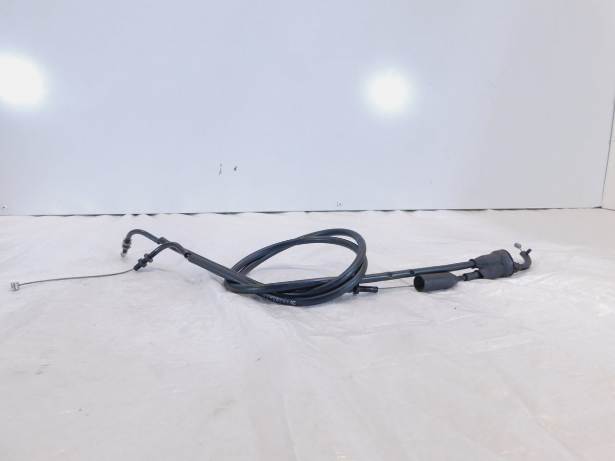2008-12 Triumph Street Triple 675 675R Handlebar Push/Pull Throttle Cable Lines - C3 Cycle