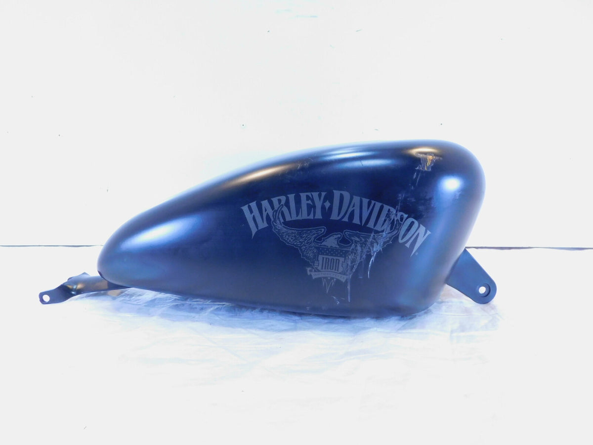 Dented Harley Sportster 883 Iron 1200 Nightster Black Fuel Gas Petrol Tank - C3 Cycle