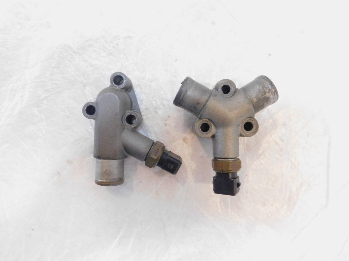 Ducati Sport Touring ST4 Cylinder Head Water Output Connectors w/ Temp Switches - C3 Cycle