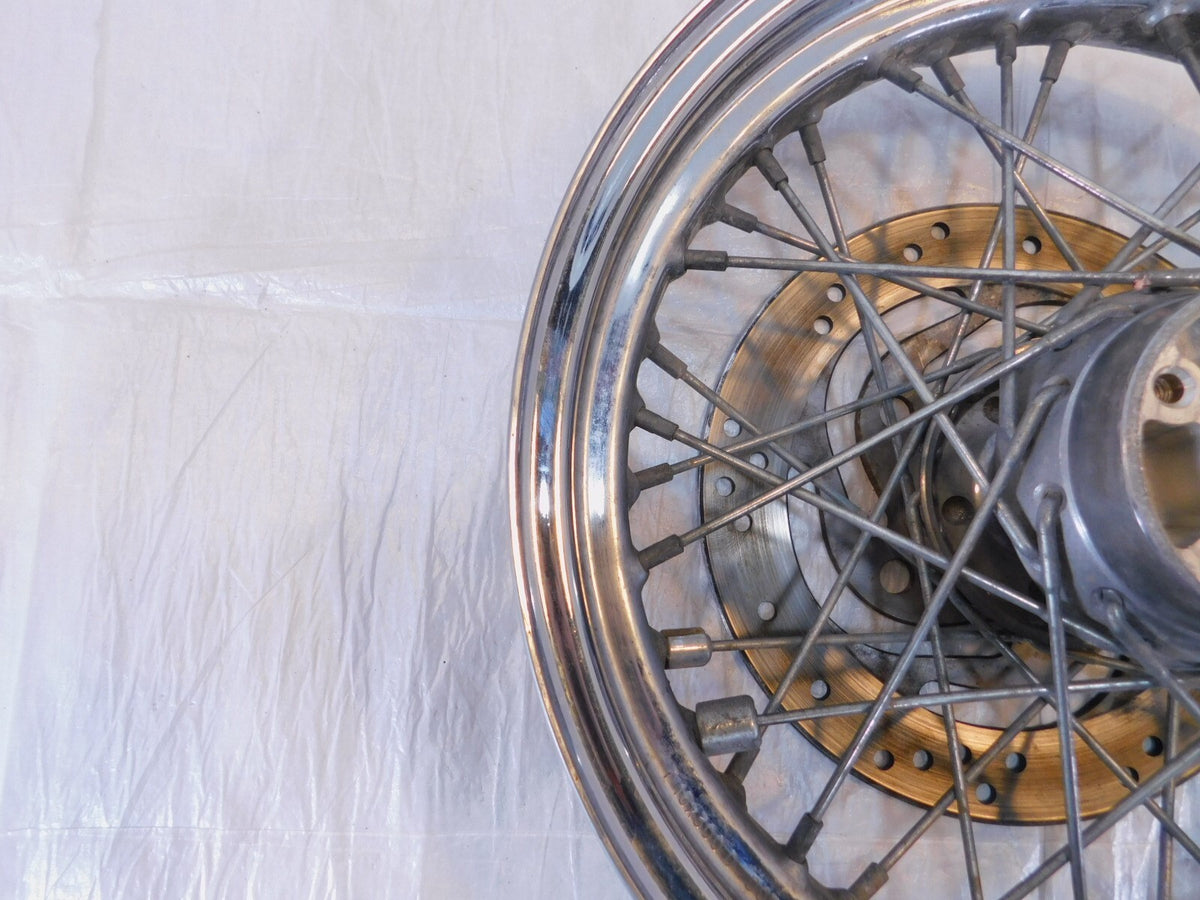 Harley Davidson Touring Electra Glide 16" Chrome Laced Front Wheel Rim 40960-00 - C3 Cycle
