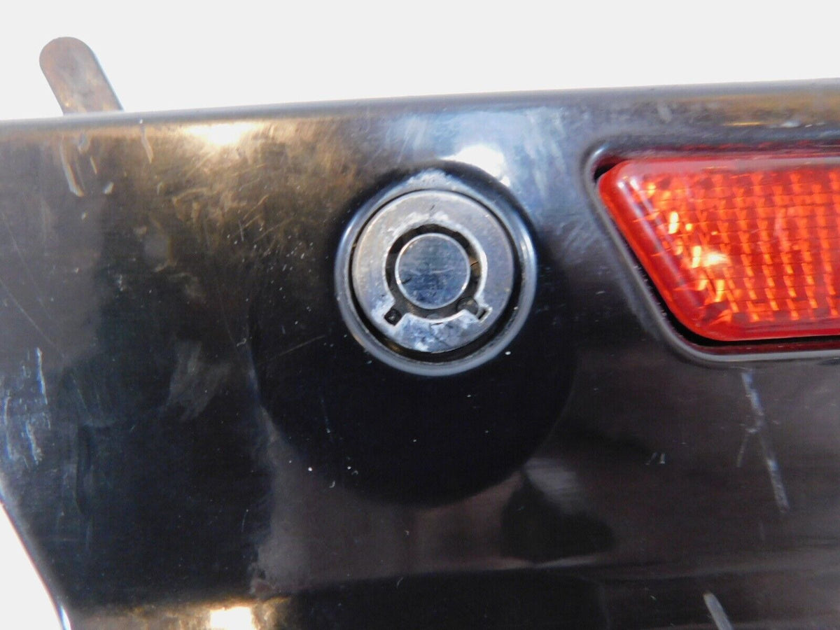 Kawasaki Vulcan 1500 VN1500 Classic Black Left Saddlebag Latch Cover & Key - C3 Cycle