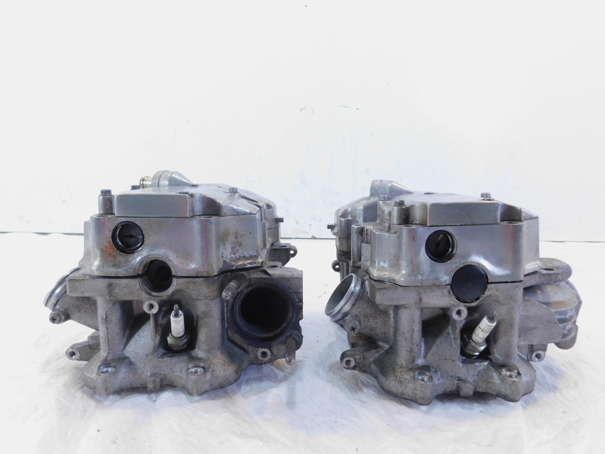 1987-1995 Honda VT1100 Shadow 1100 Front & Rear Engine Cylinder Heads w/ Valves - C3 Cycle
