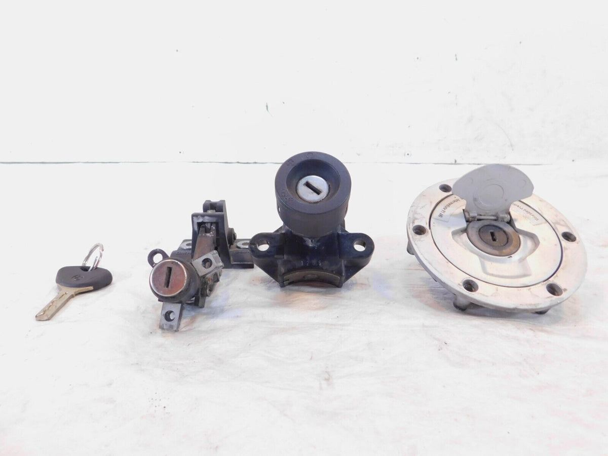2006-2008 BMW K1200GT Ignition Switch Seat Steering Lock & Fuel Tank Cap Key Set - C3 Cycle