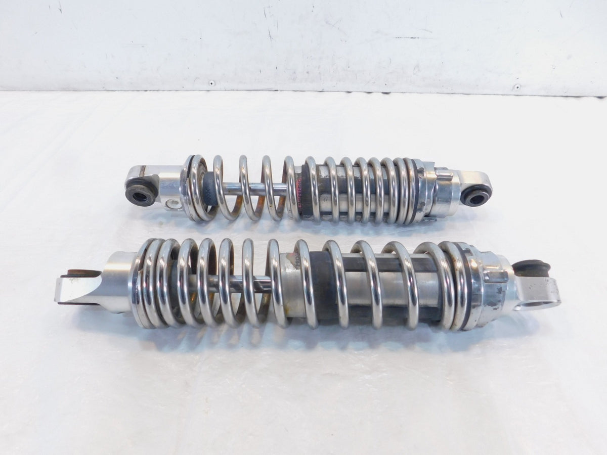 Harley Davidson Sportster 883 Hugger & 1200 Custom Chrome Rear Shock Absorbers - C3 Cycle