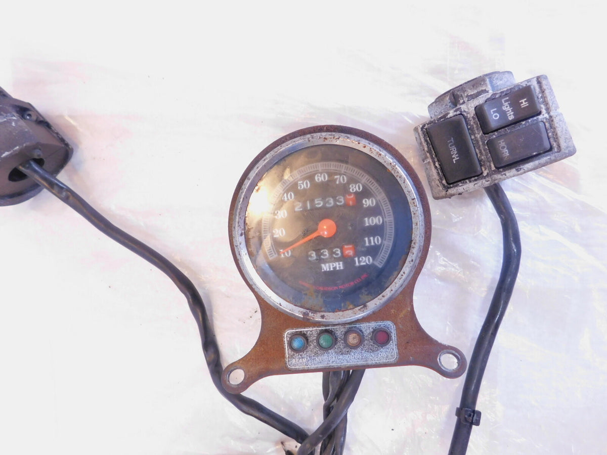 Harley Davidson Sportster 883 1100 1200 Wire Wiring Harness Headlight & Switches - C3 Cycle