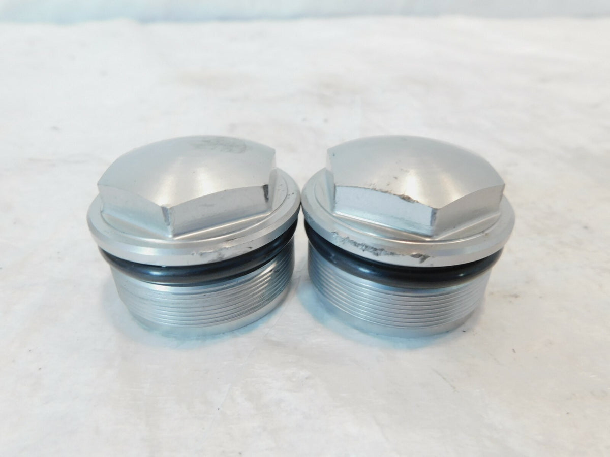 Triumph Street Scrambler & Street Twin Front Wheel Fork Cap Plugs - T2041156 - C3 Cycle