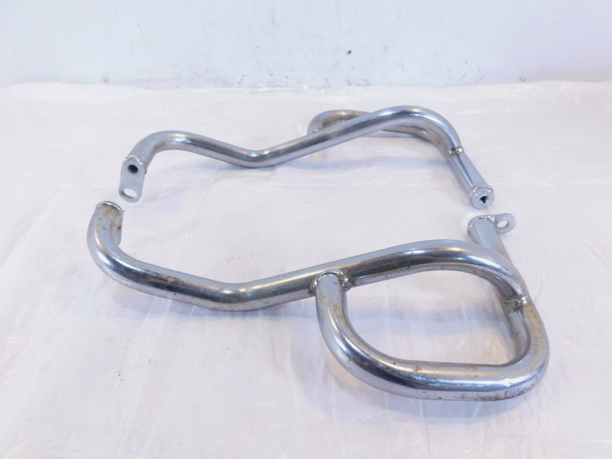 1981 81 Yamaha Virago 750 XV750 Left/Right Side Engine Guard Crash Bar Mounts - C3 Cycle