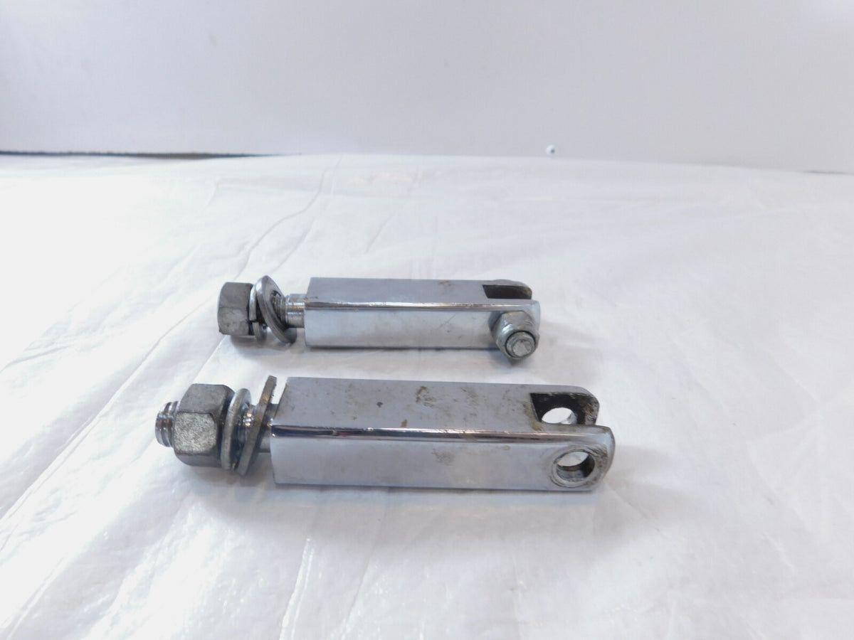 Harley EVO FXR EVO Dyna Chrome Front Highway Footpeg Peg Mount Clevis Brackets - C3 Cycle