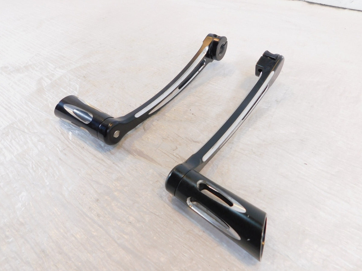Harley Road Street Electra Glide Edge Cut Slotted Shifter Gear Shift Lever Pedal - C3 Cycle