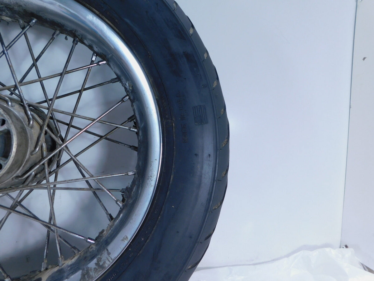 Harley Sportster & Road King Electra Glide Profile Laced Chrome Rear Wheel Rim - C3 Cycle