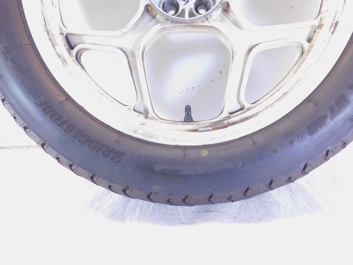 BMW K75 K75S K75RT K75T & K100 K100LT K100RS Silver Cast Rear Wheel Rim 2.75x17" - C3 Cycle