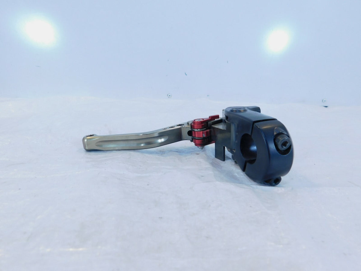 Kawasaki EX650 Ninja 650 Black Clutch Perch Bracket w/ Left Clutch Hand Lever - C3 Cycle