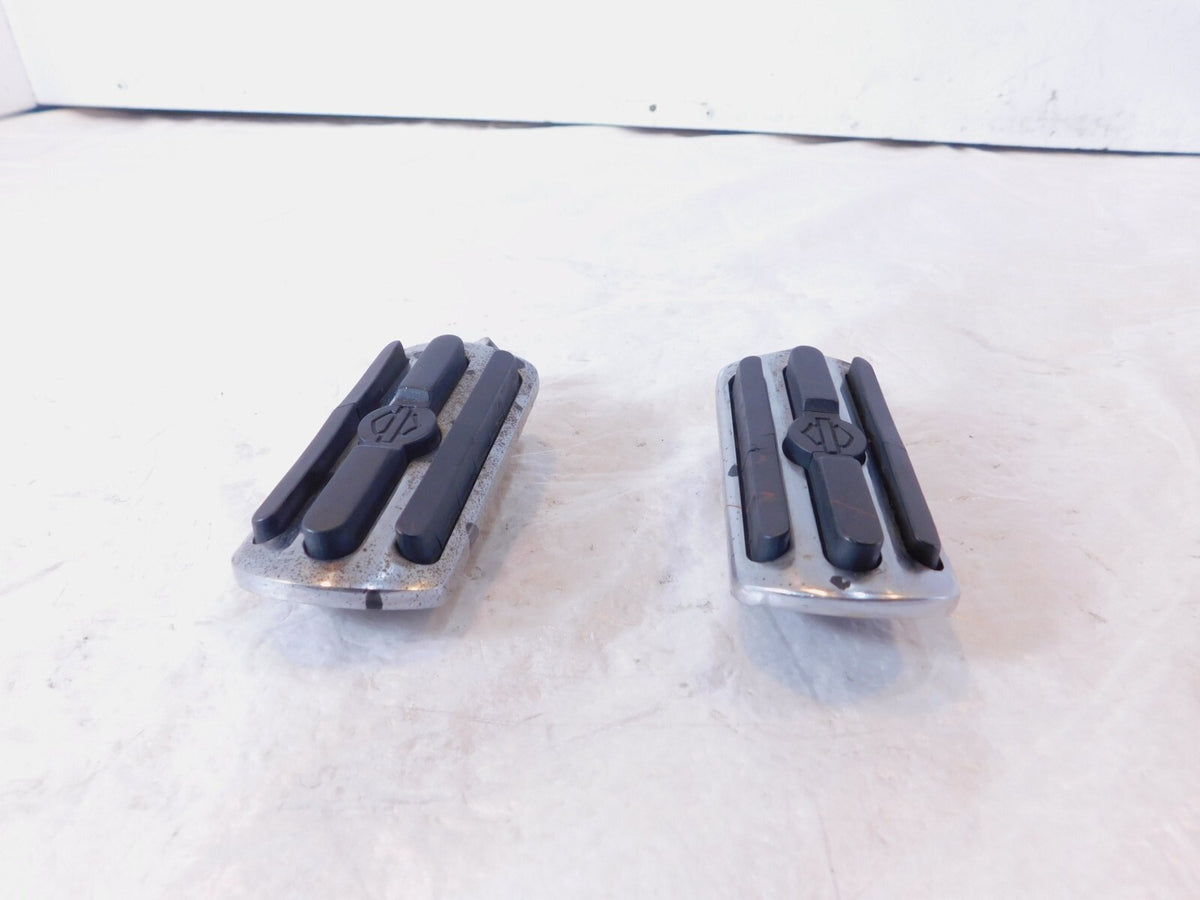 Harley Touring FXR Dyna Sportster & Softail Chrome & Rubber Footpegs Footrests