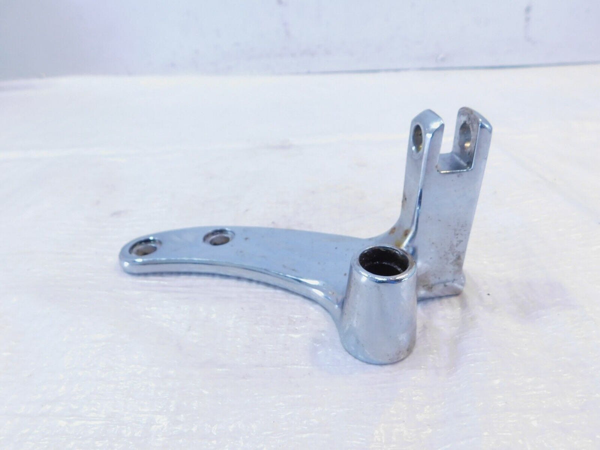 Harley Davidson Dyna FXDWG Wide Glide Black Left Forward Controls Mount Bracket - C3 Cycle