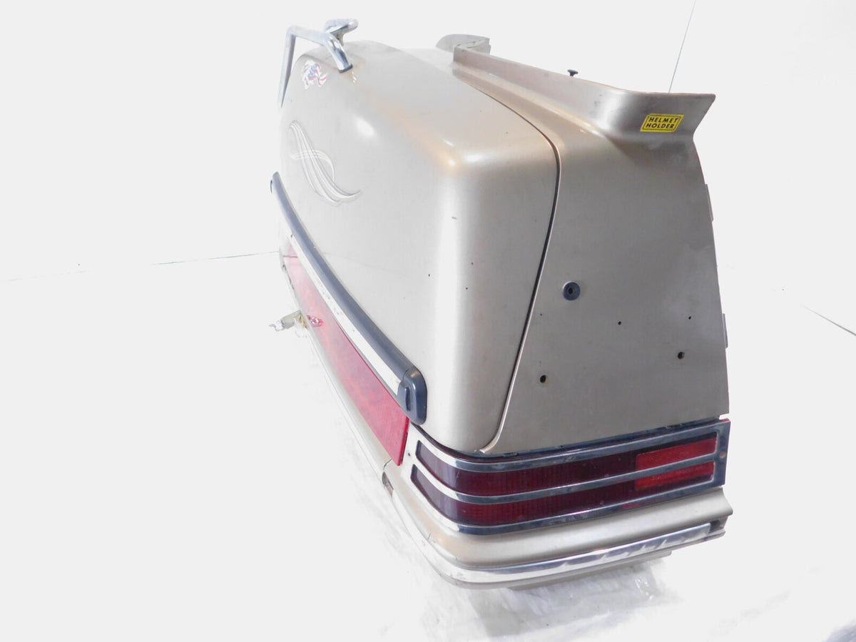 1988 88 Honda Goldwing GL1500 Rear Left Martini Beige Metallic Storage Saddlebag - C3 Cycle