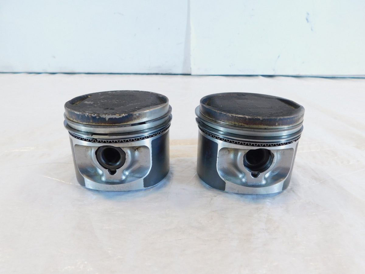 Pair Harley Davidson Sportster 883 Engine Motor Silver Cylinder Pistons Pair - C3 Cycle